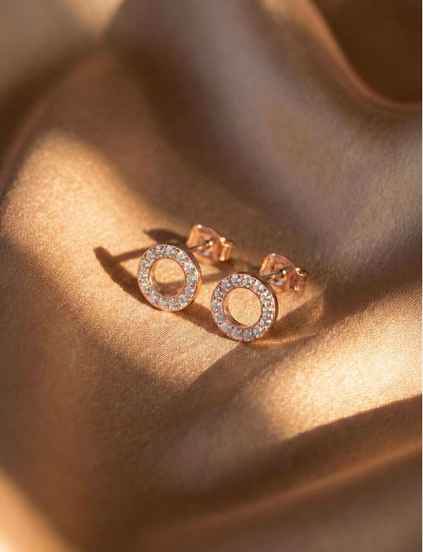 Elorina Rose Gold fülbevaló