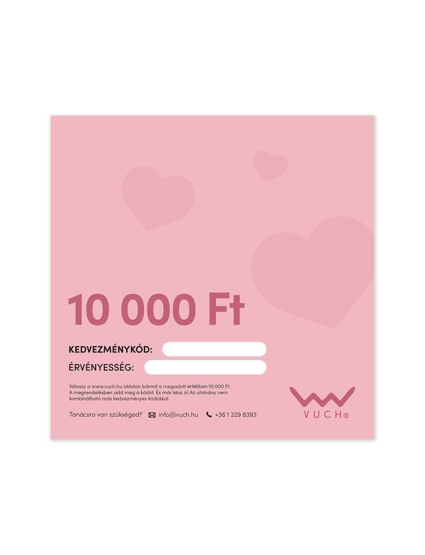 Elektronikus ajándékutalvány az alábbi értékben 10 000 Ft