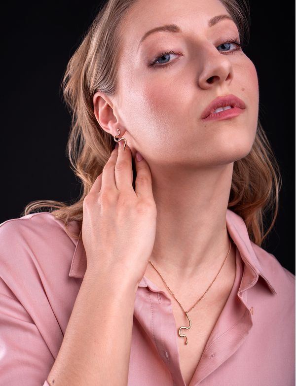 Vireya Rose Gold fülbevaló