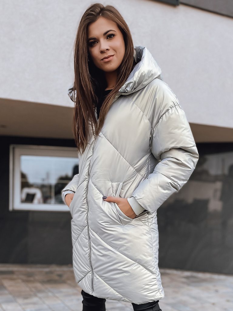 Egyszerű szürke női kabát Maggie - Legyferfi.hu
