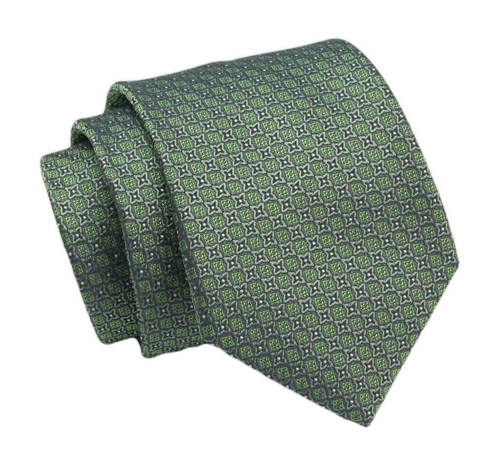 Oliva zöld nyakkendő mintával Angelo di Monti - Legyferfi.hu
