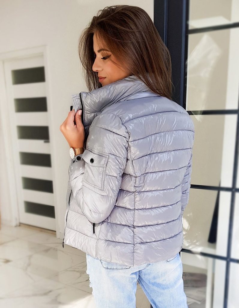 Kényelmes szürke női kabát Clasico Mex - Legyferfi.hu