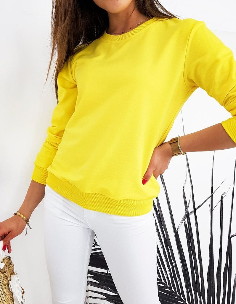 Modern sárga női pulóver Cardio - Legyferfi.hu