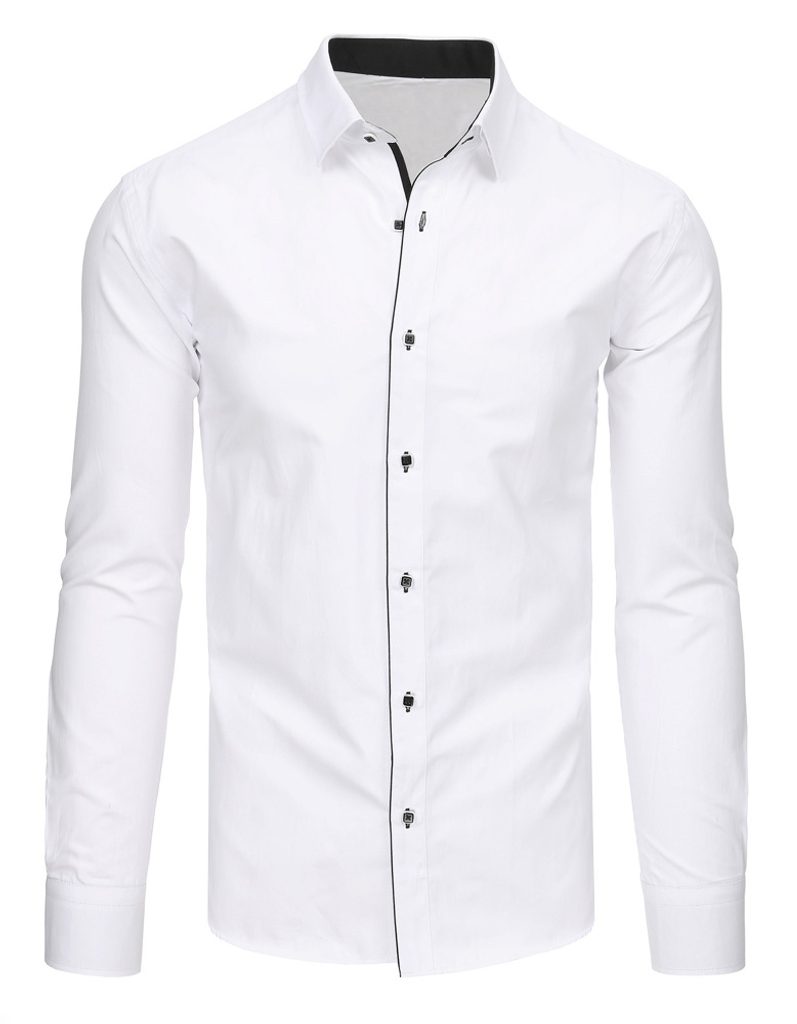 Gyönyörű fehér ing fekete szegéllyel - Legyferfi.hu