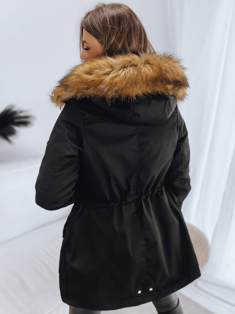 Gyönyörű fekete női parka kabát Amaya - Legyferfi.hu