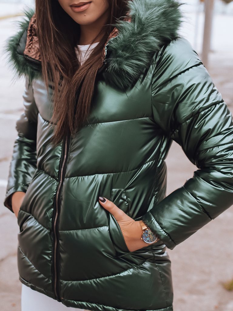 Csodálatos zöld női kabát Paget - Legyferfi.hu