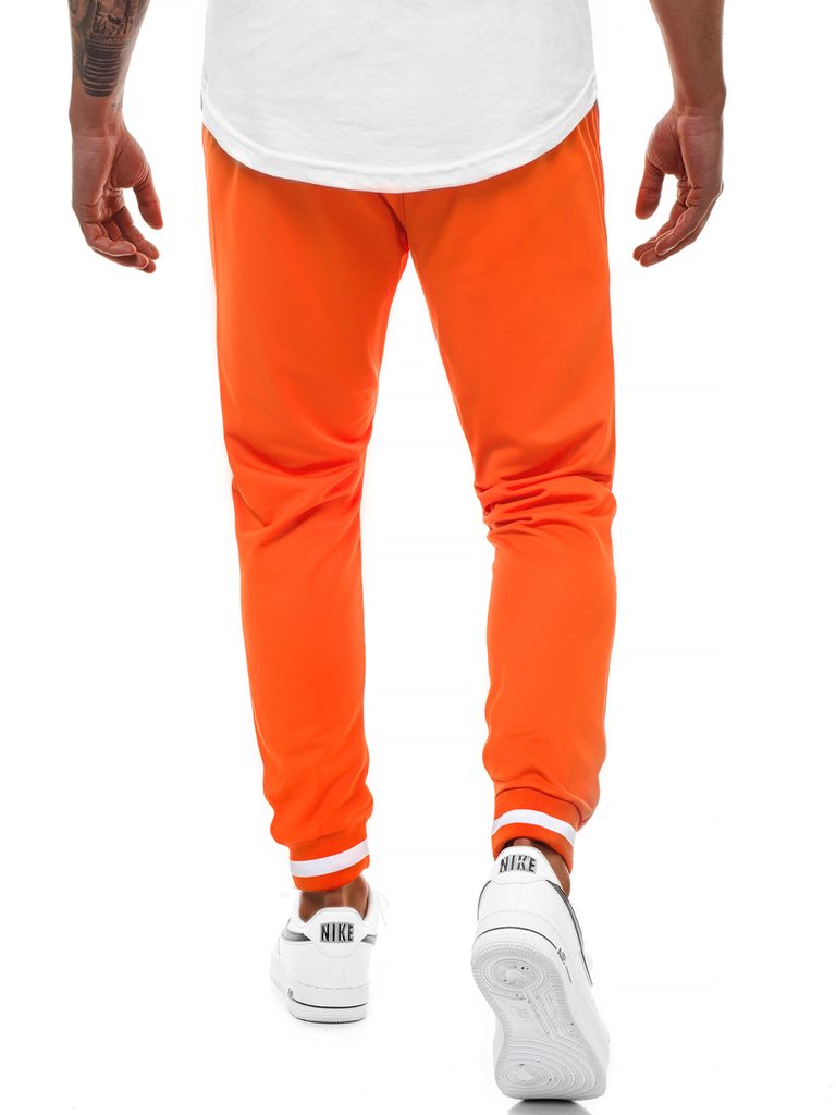 Egyedi narancs színű szabadidő nadrág A/2134 - Legyferfi.hu