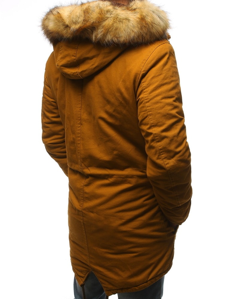 Mustár színű parka kabát - Legyferfi.hu
