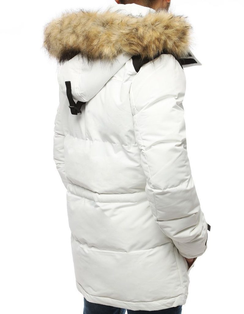téli fehér parka kabát - Legyferfi.hu