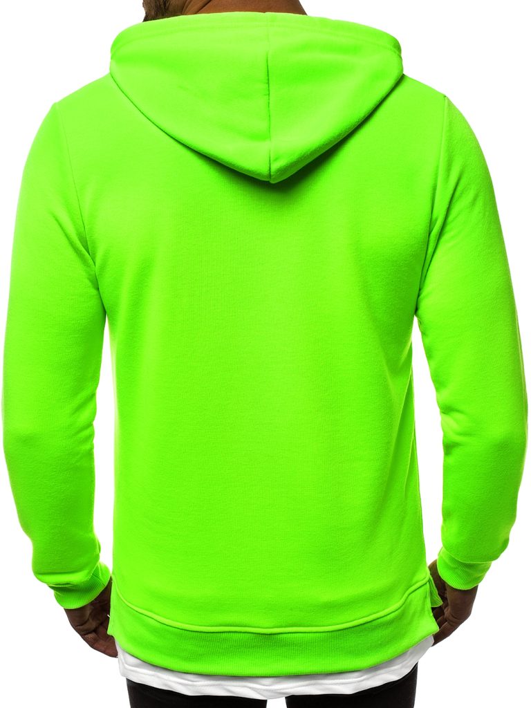 Neon zöld kapucnis pulóver MACH/3120 - Legyferfi.hu