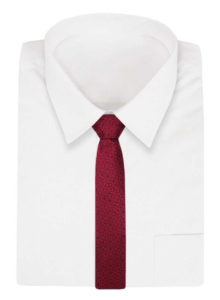 Bordó nyakkendő érdekes mintával - Legyferfi.hu