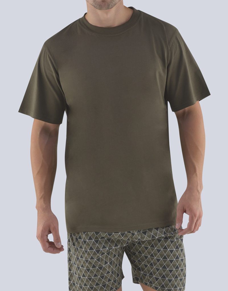 Khaki zöld nyári férfi pizsama - Legyferfi.hu