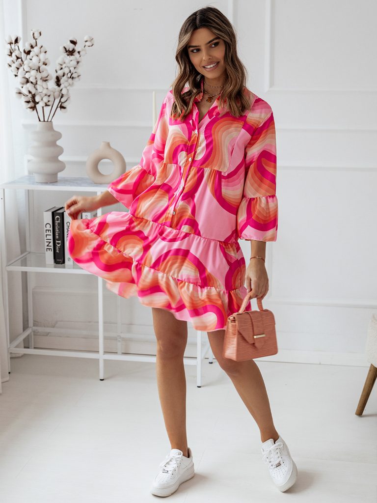 Egyedi rózsaszín női ruha Brantona - Legyferfi.hu