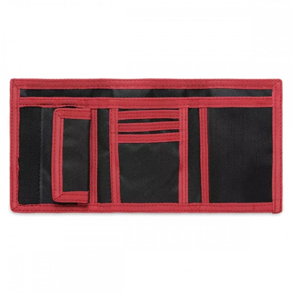 Fekete-piros tépőzáras pénztárca Vans Slipped - Legyferfi.hu