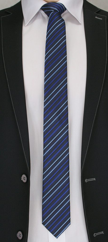 Kék csíkos nyakkendő - Legyferfi.hu