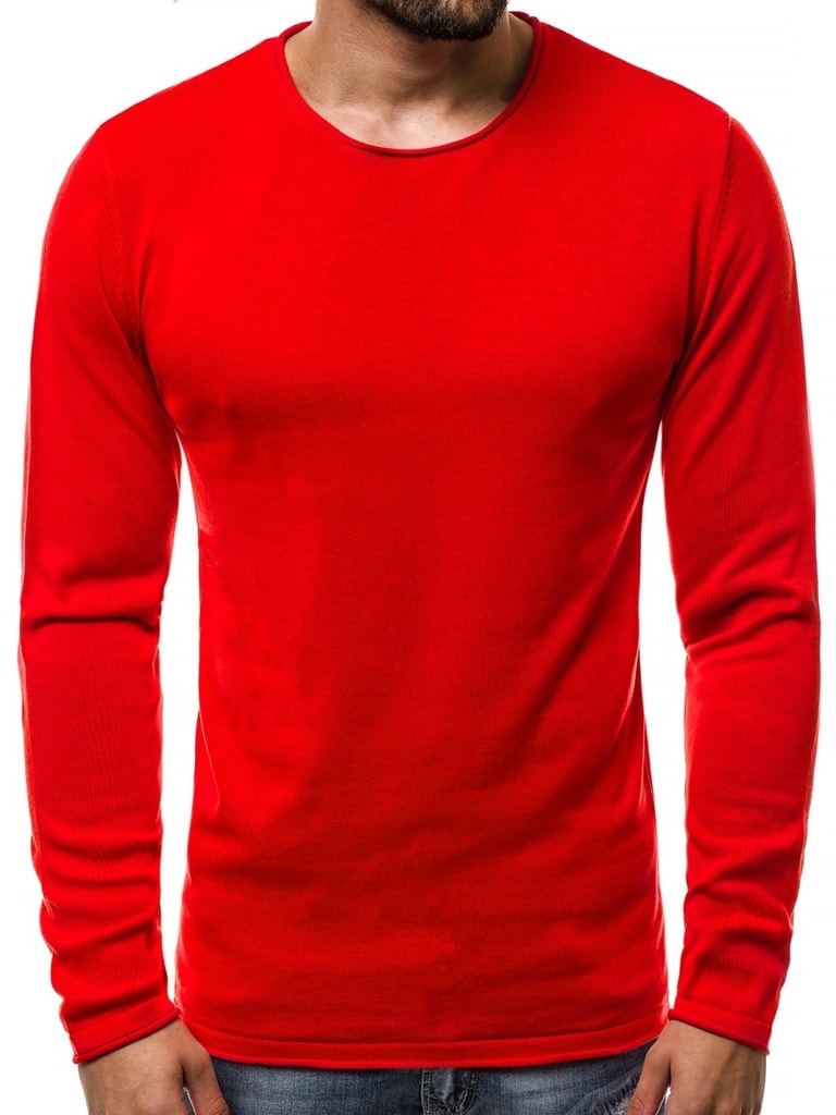 Piros férfi pulóver B/2097 - Legyferfi.hu
