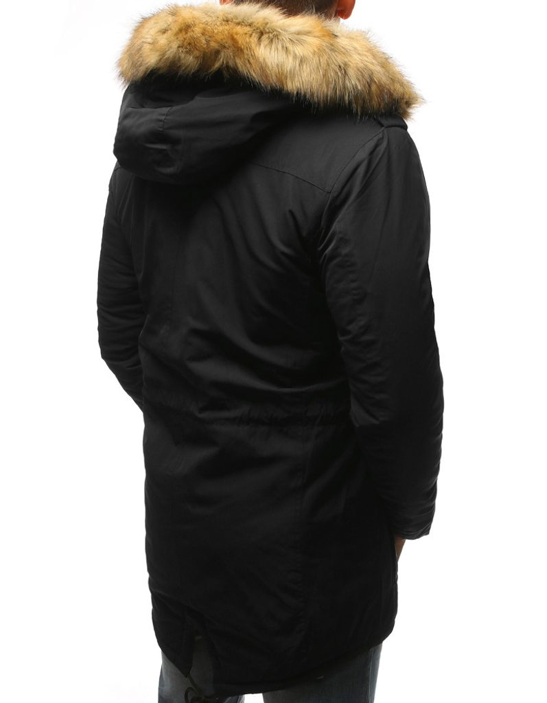 Fekete meleg téli parka kabát - Legyferfi.hu