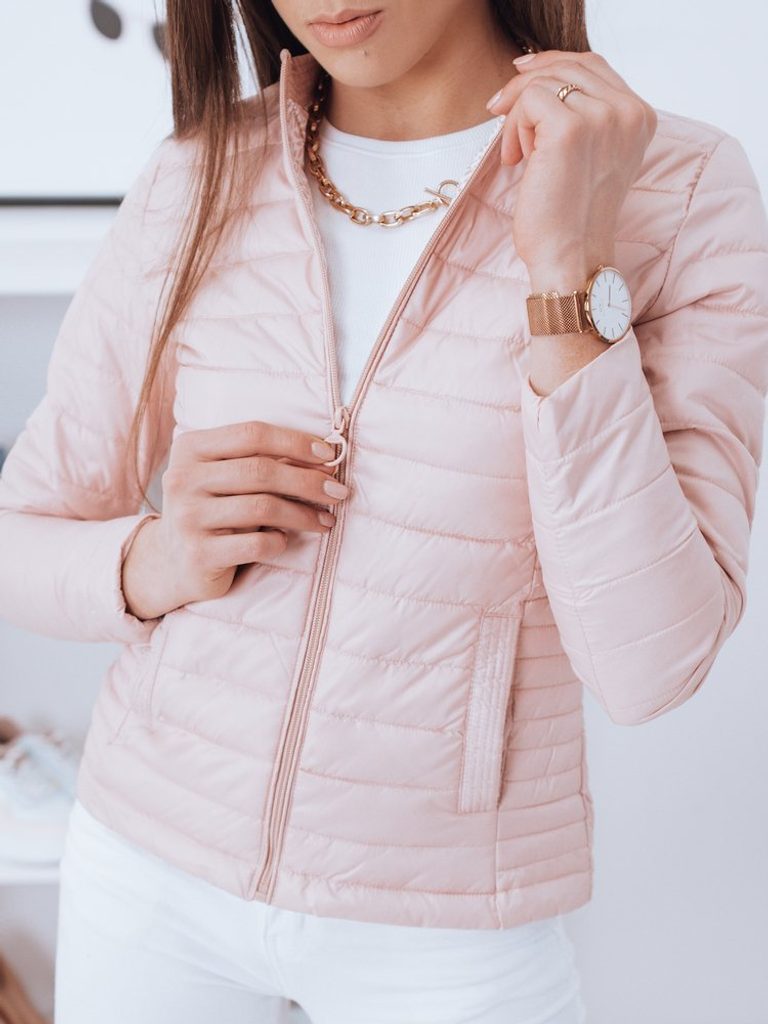 Divatos rózsaszín női steppelt kabát Chlloe - Legyferfi.hu