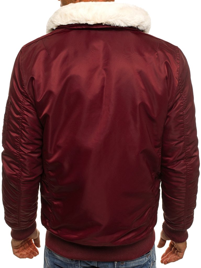 Téli bordó bomber dzseki J.BOYZ X1026K Legyferfi.hu Téli bordó bomber dzseki J.BOYZ X1026K Legyferfi.hu