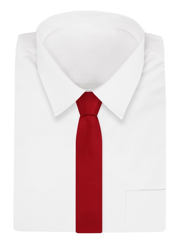 Piros struktúr mintá nyakkendő - Legyferfi.hu