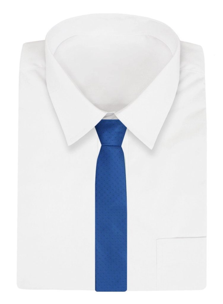 Divatos pöttyös kék nyakkendő - Legyferfi.hu