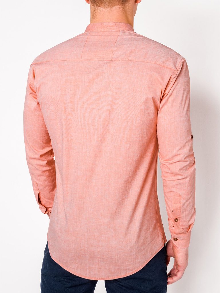 Egyszínű barack színű ing k353 - Legyferfi.hu