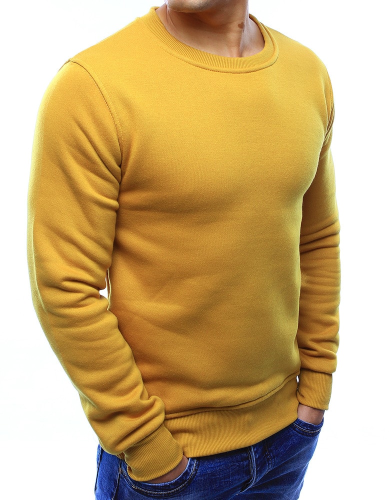 Trendi mustár színű pulóver - Legyferfi.hu