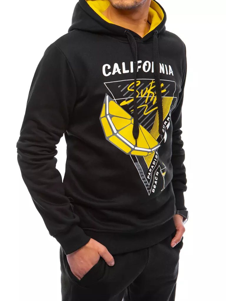 Fekete kapucnis pulóver California - Legyferfi.hu
