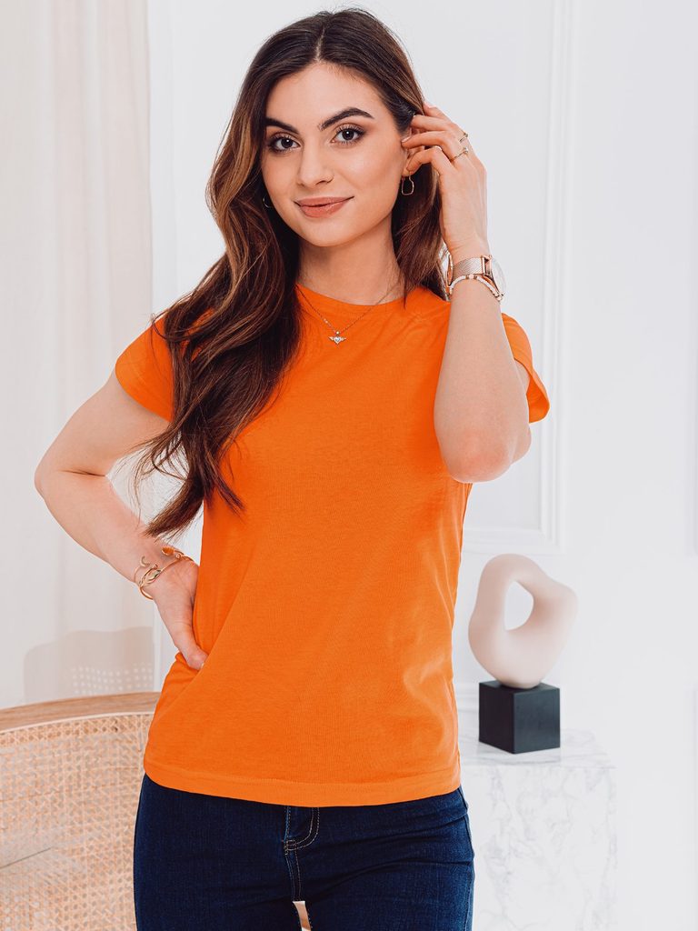 Egyszerű narancssárga női póló SLR001 - Legyferfi.hu