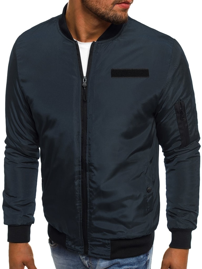 Látványos sötét kék bomber dzseki J.STYLE AK93 Legyferfi.hu J. Style Látványos sötét kék bomber dzseki j.style ak93 (48