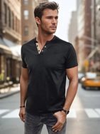 Kényelmes, divatos fekete póló