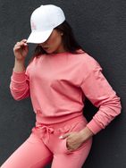 Női korall színű melegítő felső  Casualvibe