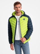 Sportos lime zöld steppelt dzseki  V4 JALP-0185