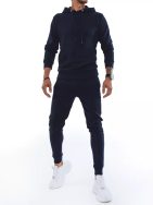 Kényelmes sötét égszínkék tréningruha