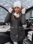 Eredeti fekete női párka kabát Snowfall