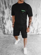 Stílusos fekete férfi együttes