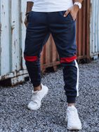 Férfi dizájner melegítőnadrág kék színben