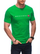Divatos zöld póló felirattal S1920