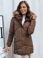 Divatos barna női kabát Starry
