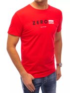 Piros férfi póló ZERO-val