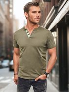 Kényelmes, divatos zöld póló