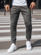 Kényelmes férfi melegítőnadrág szürke színben