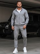 Egyszerű férfi tréningruha antracit