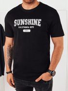 Trendi fekete póló sunshine felirattal