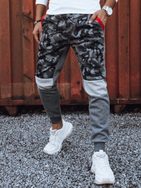 Camouflage trend melegítőnadrág grafitban