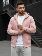 Rózsaszín egyszerű pulcsi