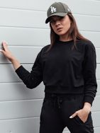 Egszerű fekete női felső Casualvibe