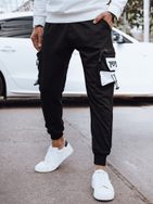 Eredeti fekete zsebes jogger nadrág