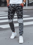 Camouflage trend melegítőnadrág grafitban