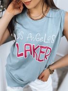 Modern égszínkék női póló Los Angeles